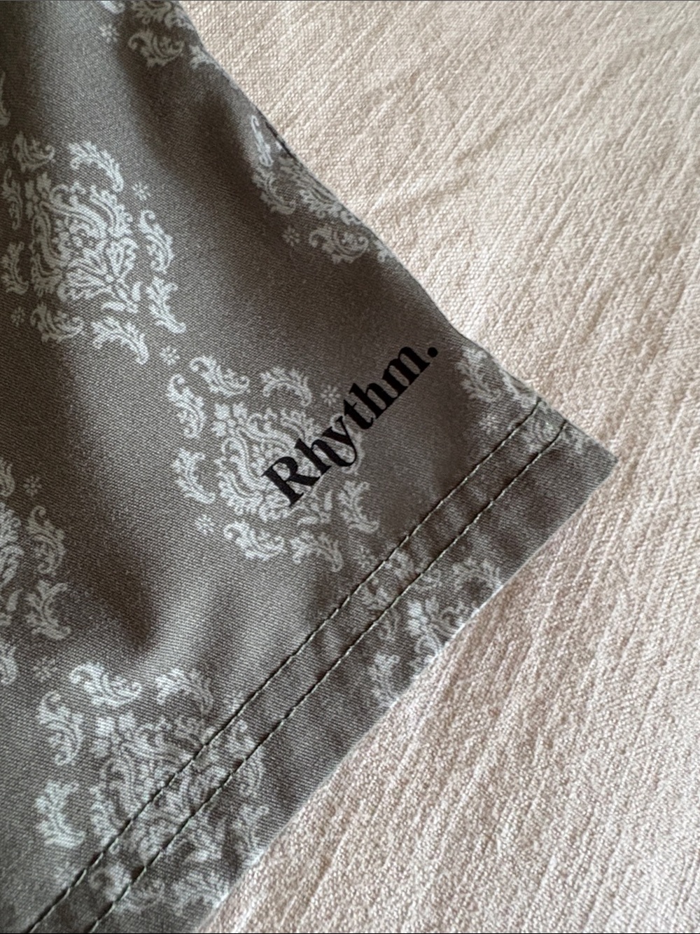 Rhythm Damask Pattern Swim Trunks - Picture 3 of 5